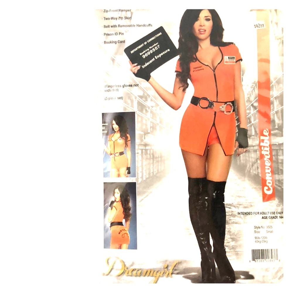 “Locked Up” Ladies Sexy Halloween Costume Small ❤️